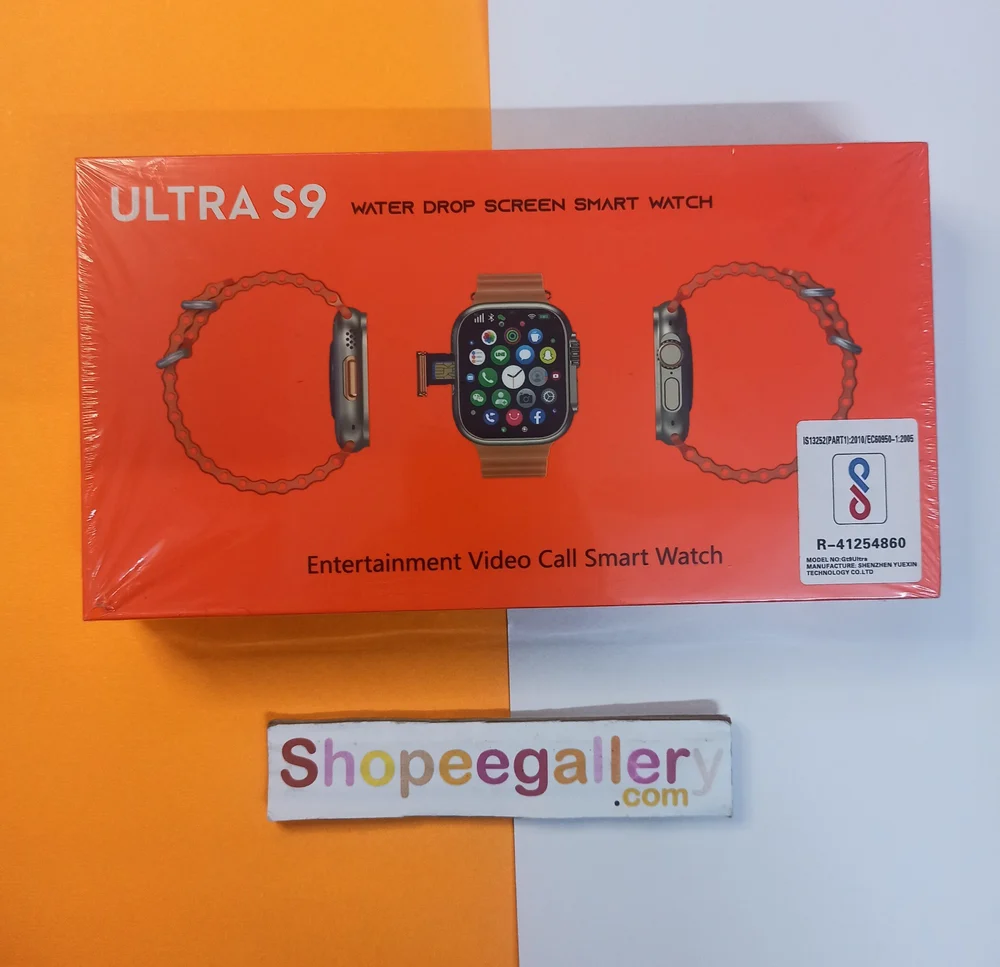 S9 Ultra Android Dual Camera Smart Watch 4G Sim Card and get free ear buds
