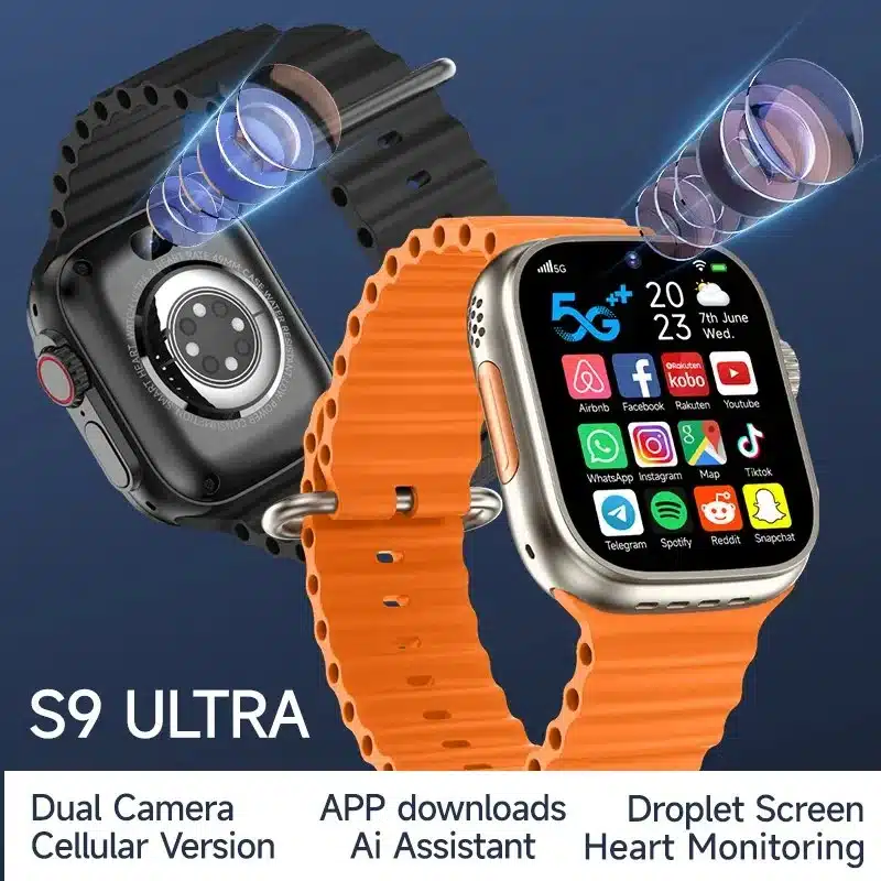 S8 Ultra Android 4G LTE Sim Support Smart Watch 