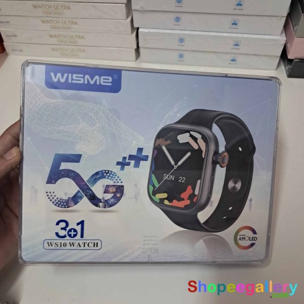 WS10 Series 10 Android Smartwatch 360° Camera Rotating, Ram 8GB Storage 128GB