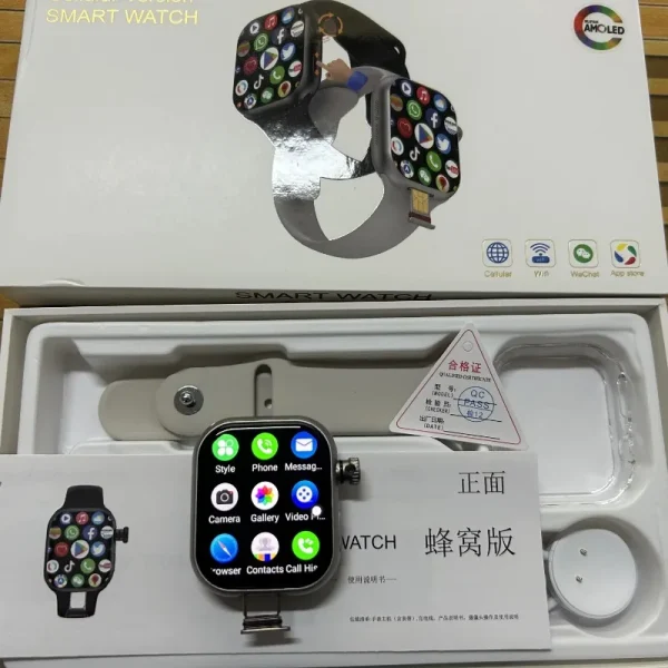 S20 / CD20 SUPER AMOLED 5G Android Smartwatch with 8 GB RAM + 128 GB Storage - Image 2