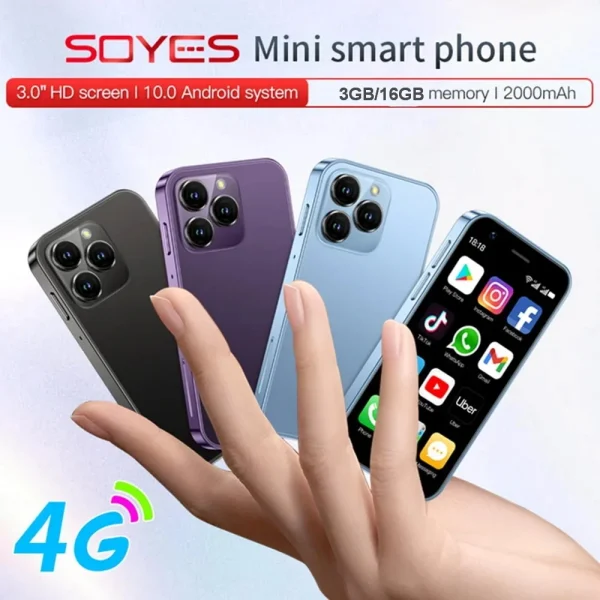 Mini iPhone 4G Dual Sim Android Smartphone 3GB/16GB - Image 2